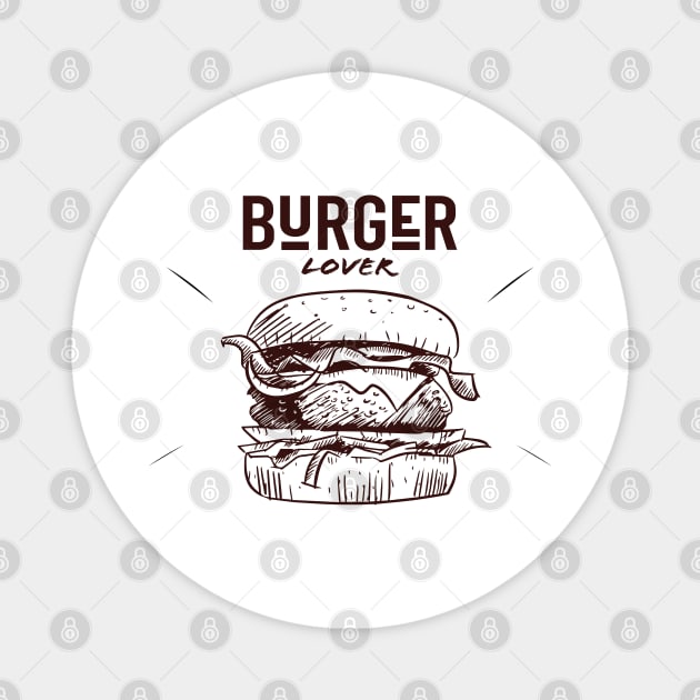 Burger Lover Magnet by mutarek